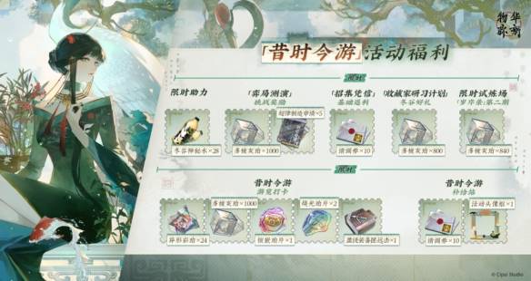 物华弥新1.6下版本有什么活动 昔时今游活动介绍（3）