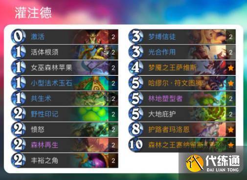 《炉石传说》翡翠梦境抢先乱斗卡组推荐（5）