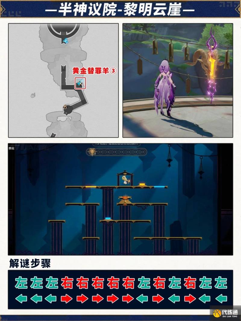 崩坏星穹铁道黎明云崖黄金替罪羊怎么过 崩铁黎明云崖黄金替罪羊攻略（4）