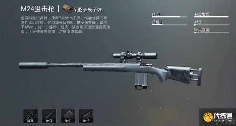 绝地求生什么枪可以做狙击-绝地求生哪个狙击枪伤害大