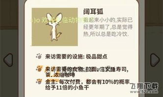 动物餐厅发阔耳狐来访需要什么条件
